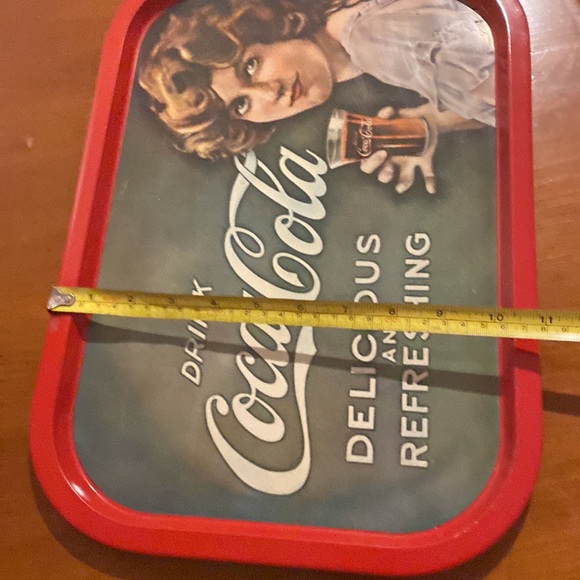 ‼️Vintage‼️ Drink Coco-Cola Refreshing Collector Serving Tray - Picture 9 of 12
